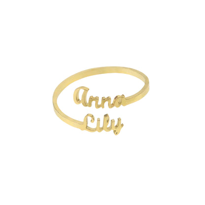 Anillo con nombre