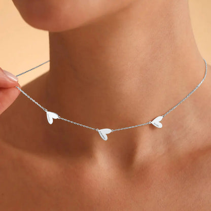 Collar personalizado con corazón grabado