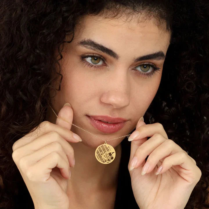 Collar personalizado con mapa