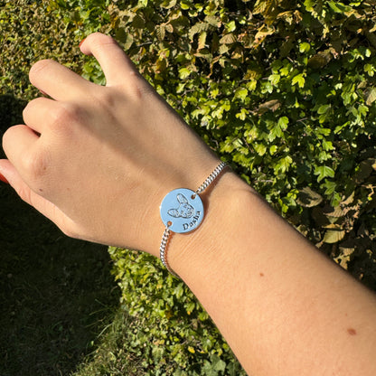 Pulsera personalizada con rostro de mascota